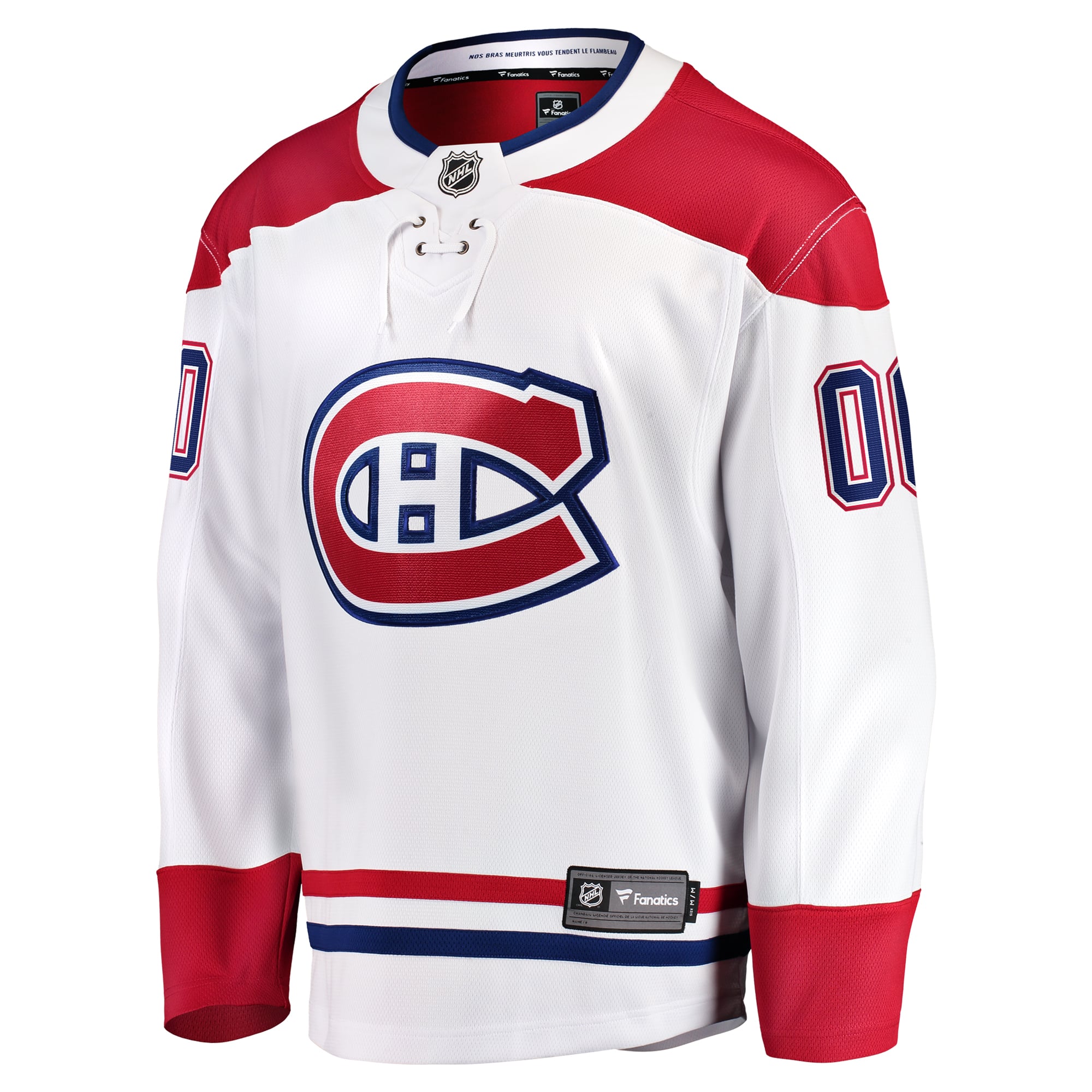 Échappée blanche des Canadiens de Montréal marque fanatiques pour hommes - Maillot personnalisé