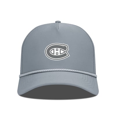 Men's Montreal Canadiens  Levelwear Gray Gordon Patch Adjustable Hat