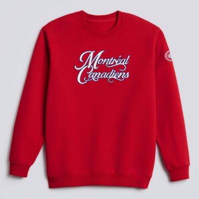 Men's Montreal Canadiens lululemon College Crimson Steady State Crew Sweatshirt