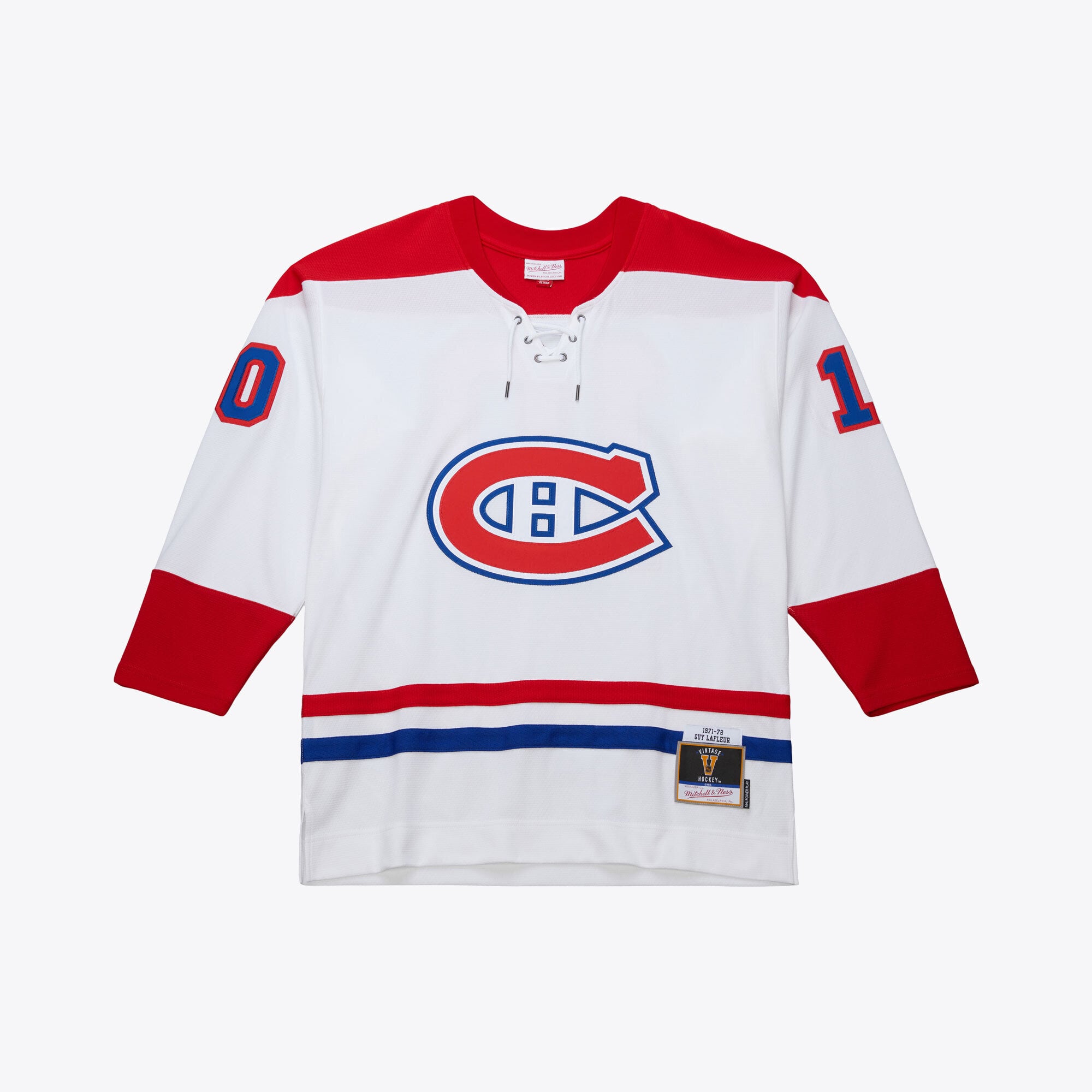 Men's Mitchell & Ness Guy Lafleur White Montreal Canadiens 1971 Power Play Jersey
