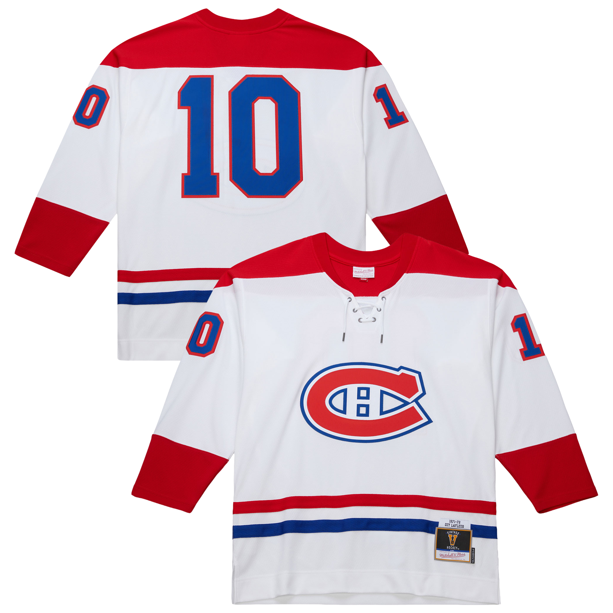 Men's Mitchell & Ness Guy Lafleur White Montreal Canadiens 1992/93 Power Play Jersey