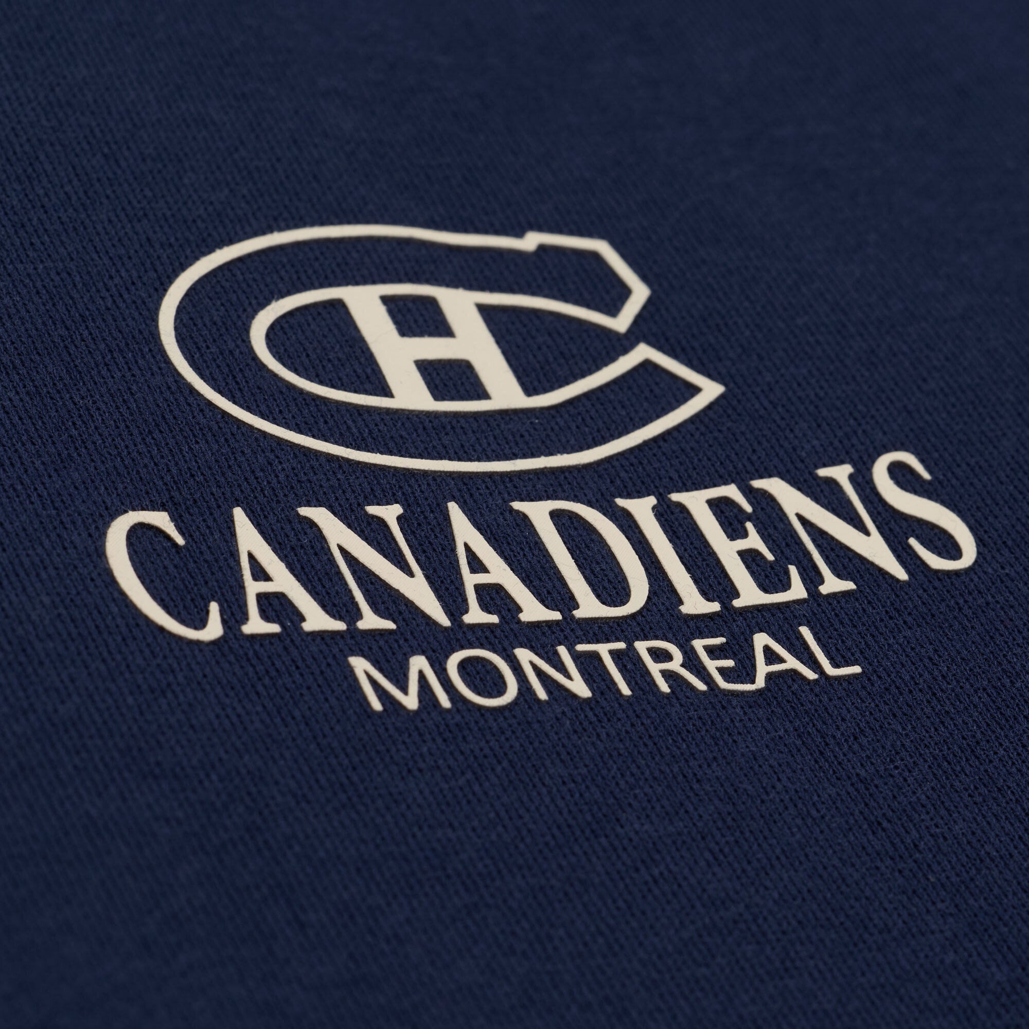 Men's Mitchell & Ness Navy Montreal Canadiens Core Essentials Hoodie