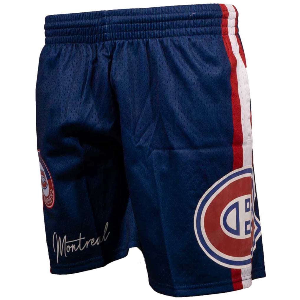 Short en maille Mitchell & Ness Royal City Collection pour hommes des Canadiens de Montréal