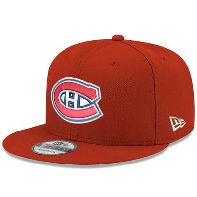 Men's Montreal Canadiens New Era Red 9FIFTY Snapback Hat