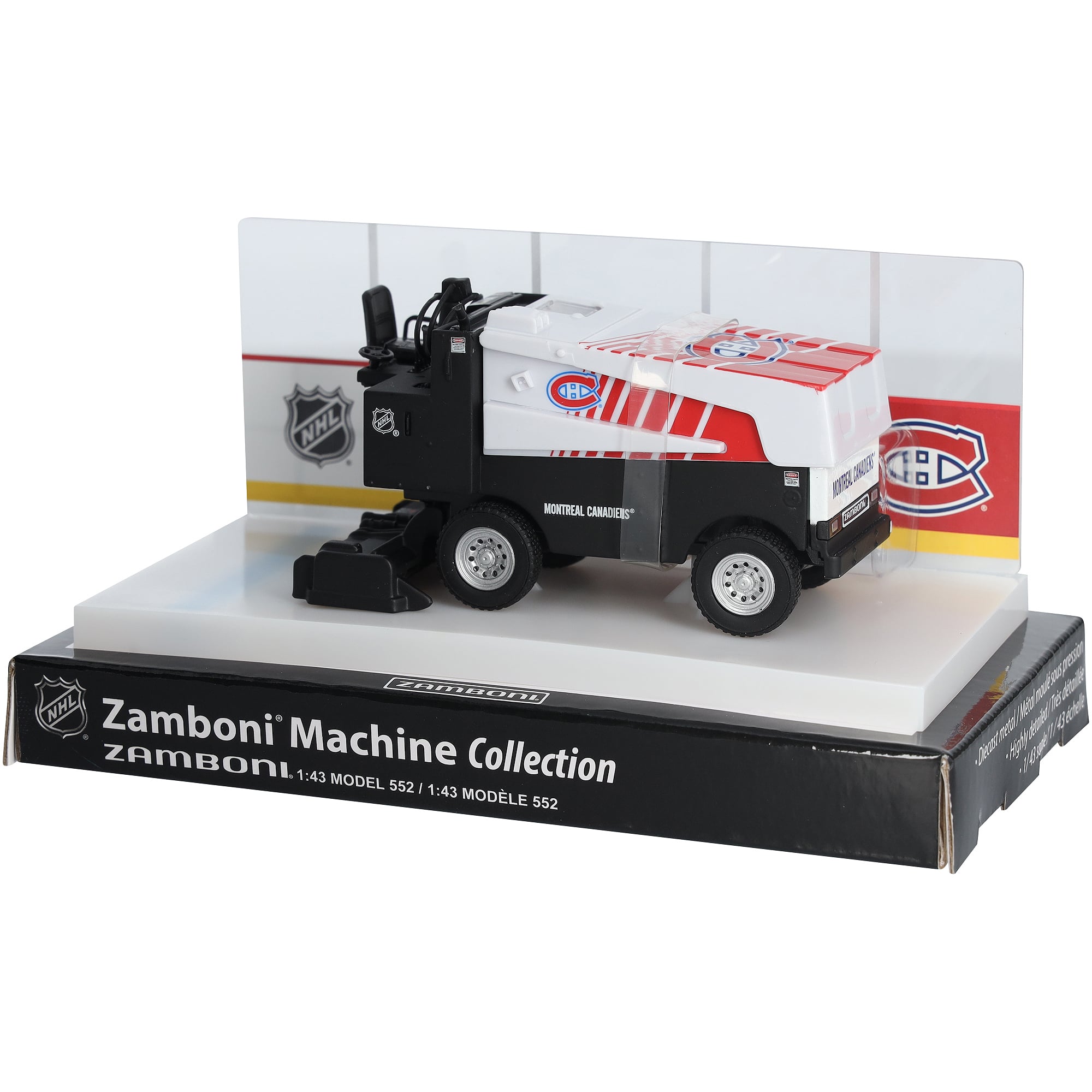 Zamboni moulée sous pression à l'échelle 1:43, saison 2026-2027 des Canadiens de Montréal