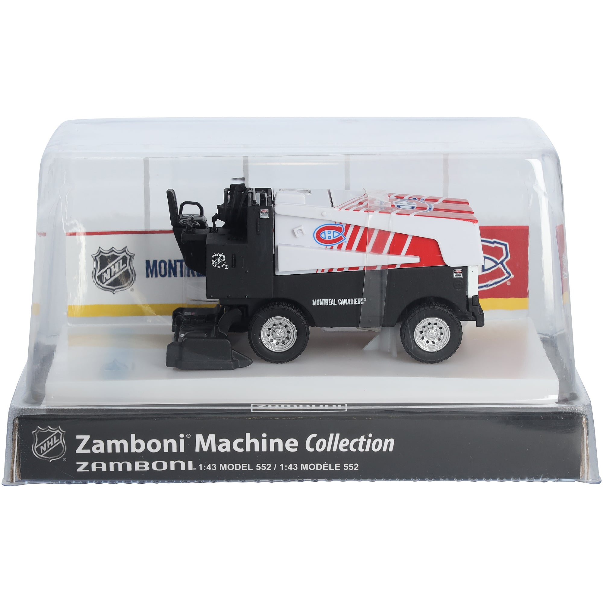 Zamboni moulée sous pression à l'échelle 1:43, saison 2026-2027 des Canadiens de Montréal