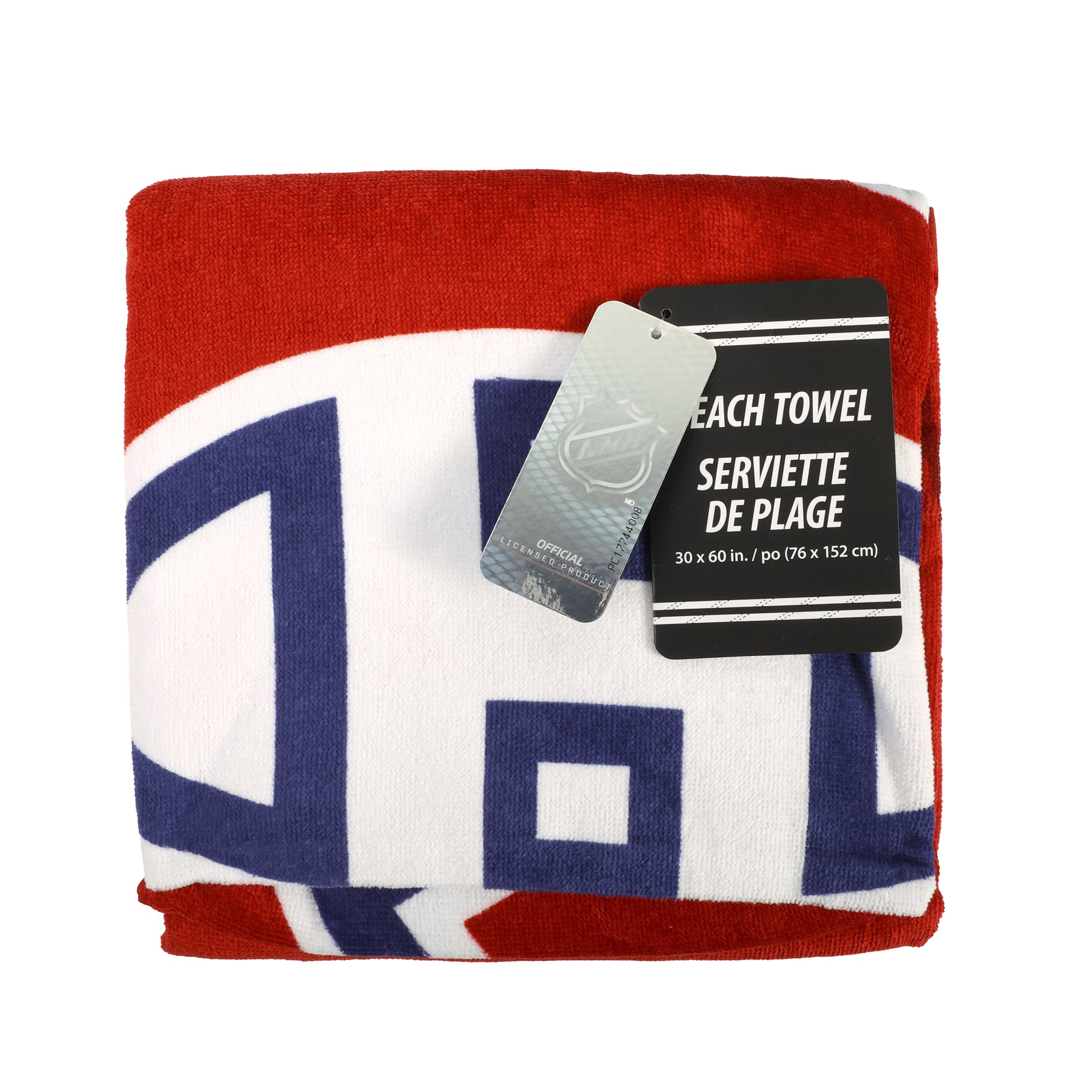 Serviette de plage des Canadiens de Montréal