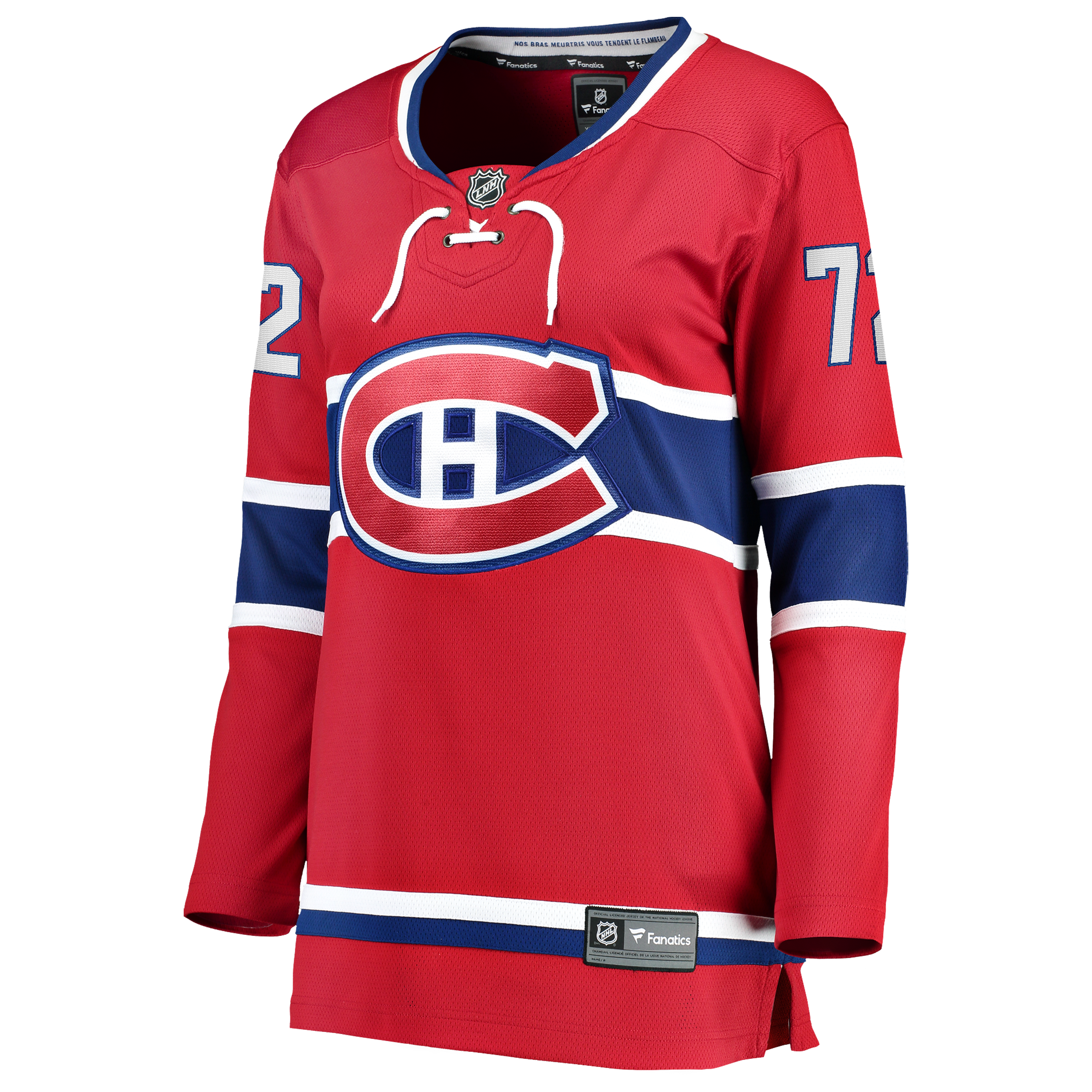 Maillot domicile rouge Breakaway Arber Xhekaj des Canadiens de Montréal pour femmes (Fanatics)