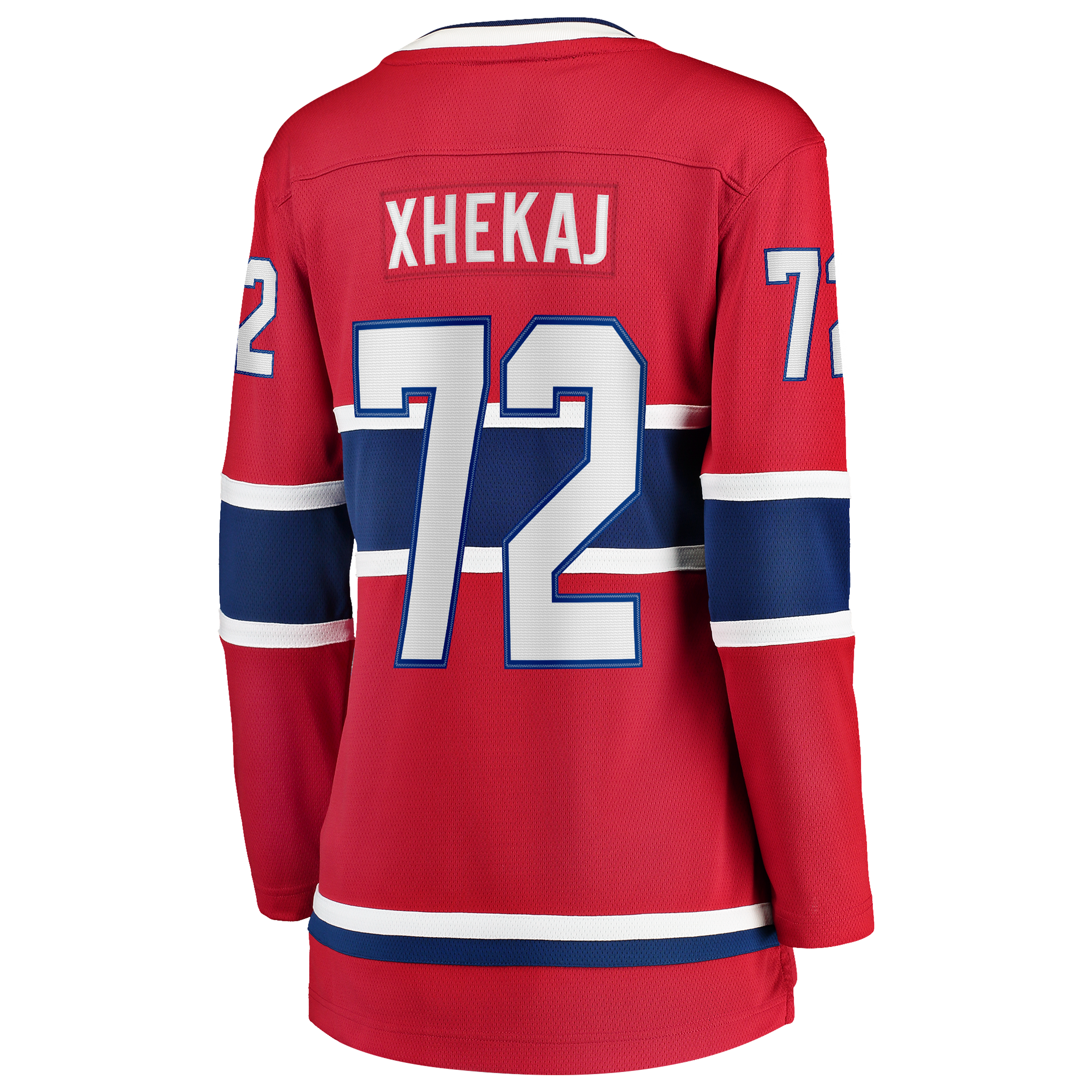 Maillot domicile rouge Breakaway Arber Xhekaj des Canadiens de Montréal pour femmes (Fanatics)