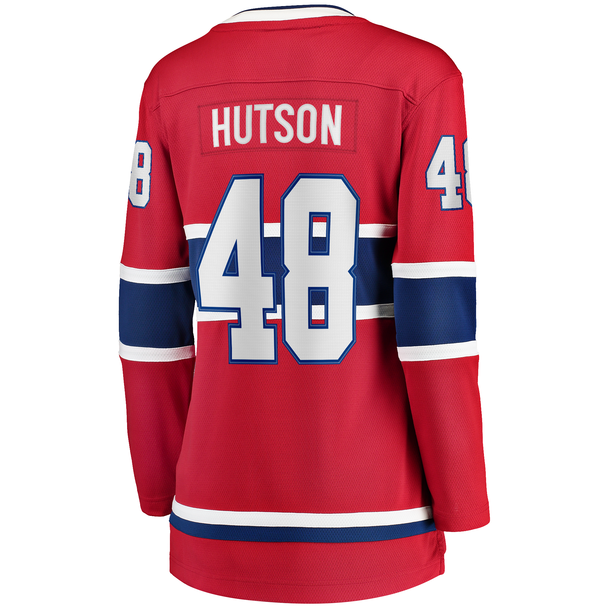 Maillot domicile rouge Breakaway Lane Hutson des Canadiens de Montréal pour femmes (Fanatics)