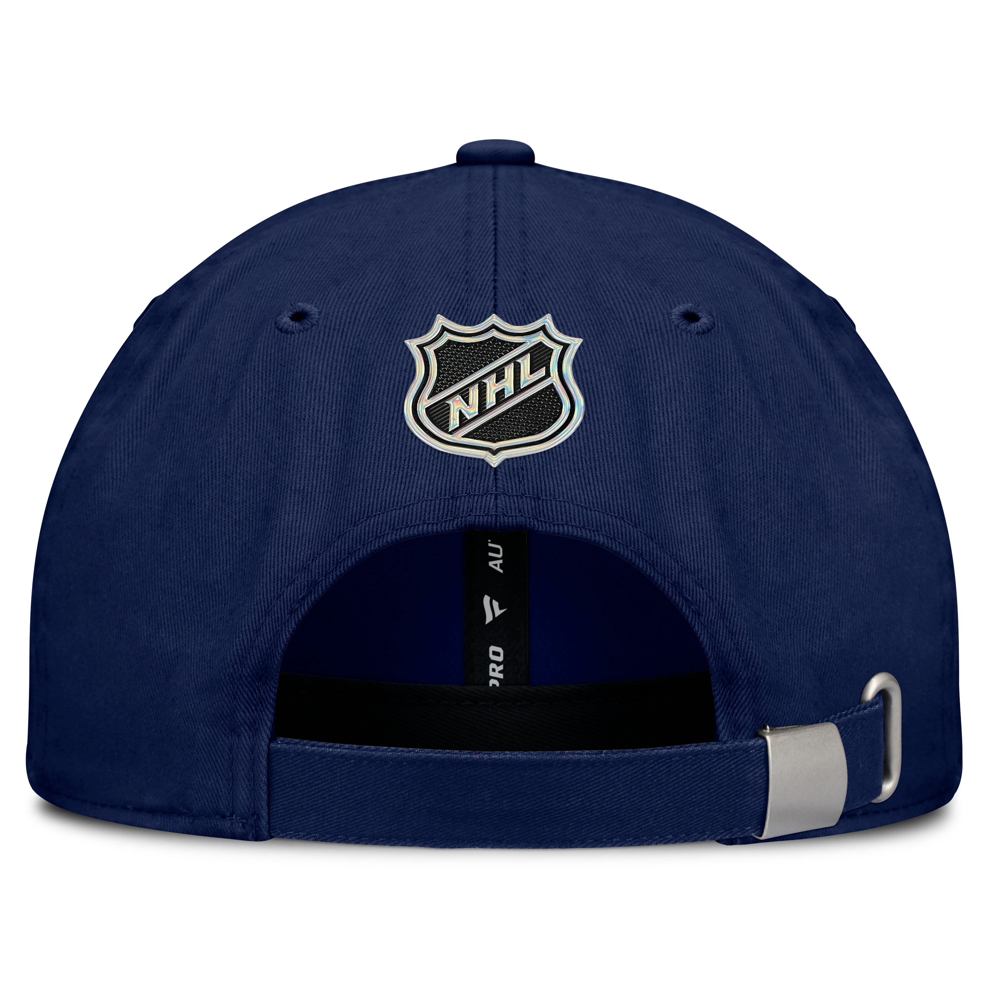Casquette Fanatics marine authentique Pro Rink pour femmes, modèle Montréal Canadiens, lavage doux et ajustable