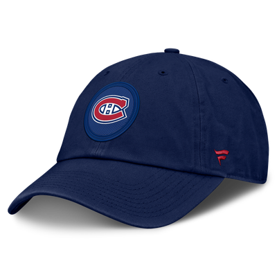Women's Montreal Canadiens Fanatics Navy Authentic Pro Rink Soft Wash Adjustable Hat