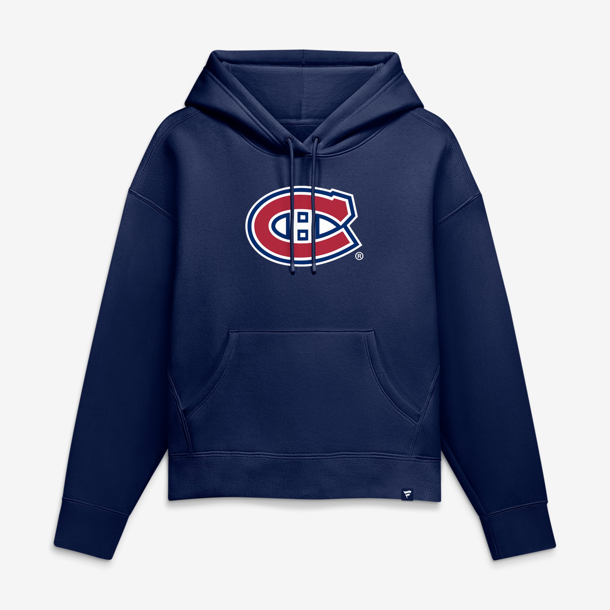 Sweat à capuche bleu marine Fanatics pour femmes, représentant les Canadiens de Montréal