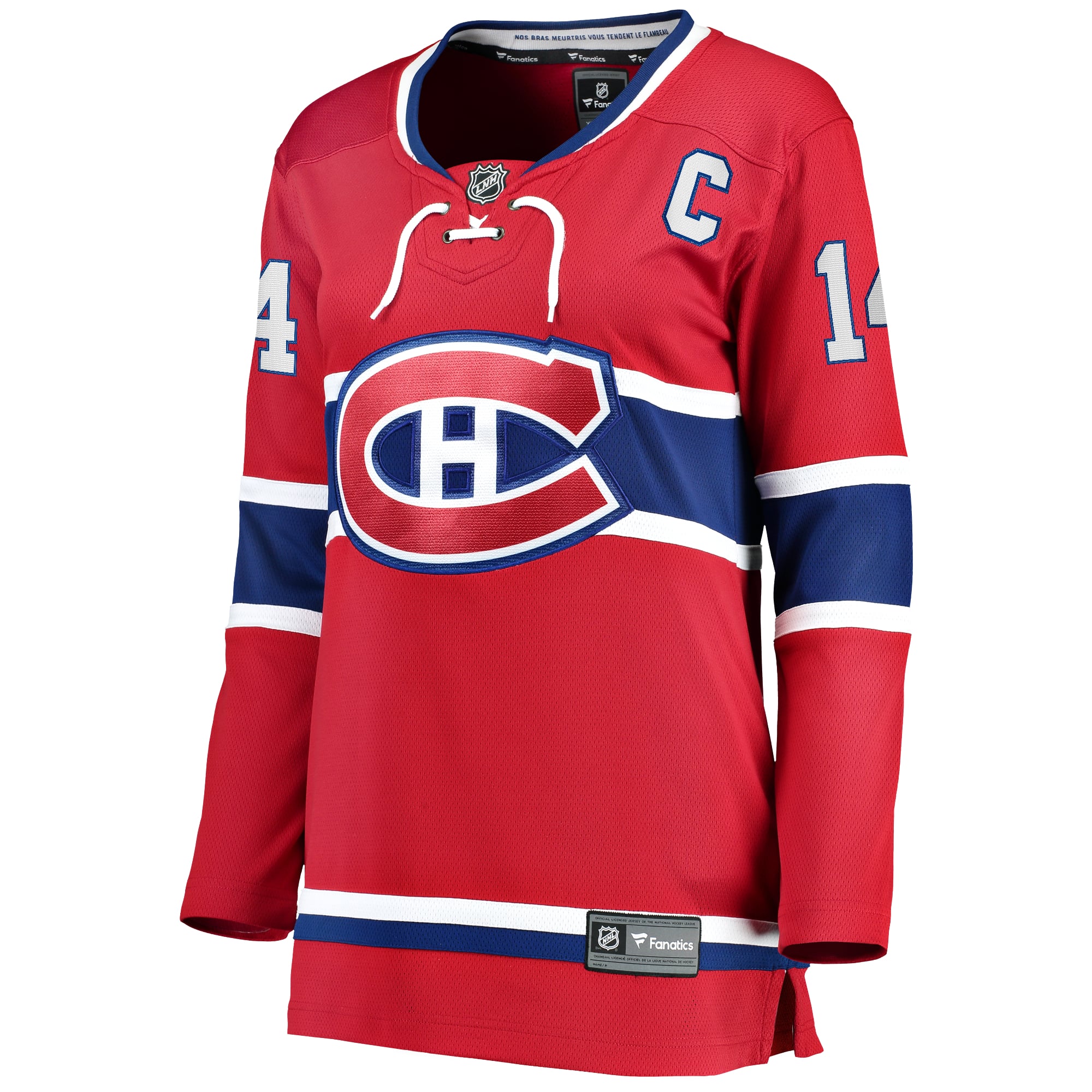 Maillot Breakaway rouge Nick Suzuki des Canadiens de Montréal pour femmes (Fanatics)