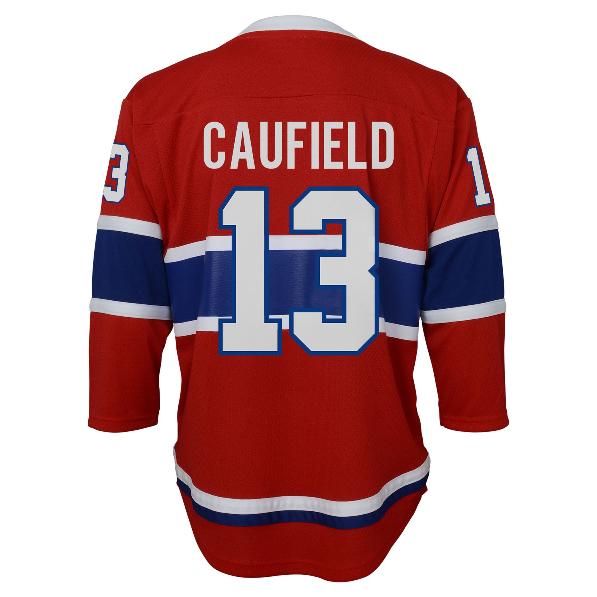 Maillot de joueur réplique rouge Cole Caufield des Canadiens Montréal pour jeunes