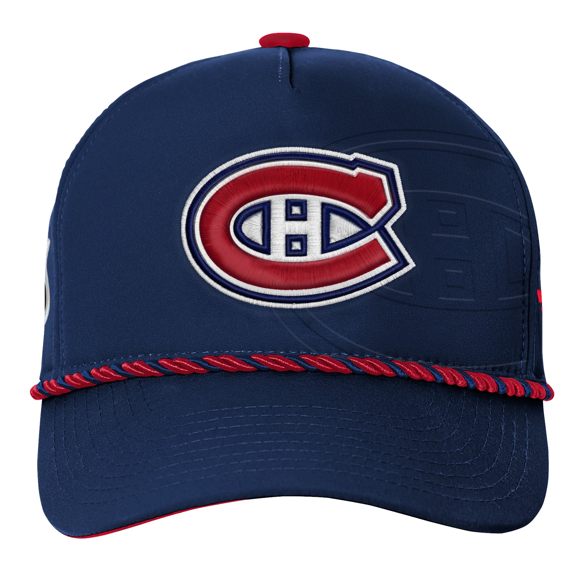 Casquette authentique Pro Snapback Fanatics bleu marine des Canadiens de Montréal pour jeunes