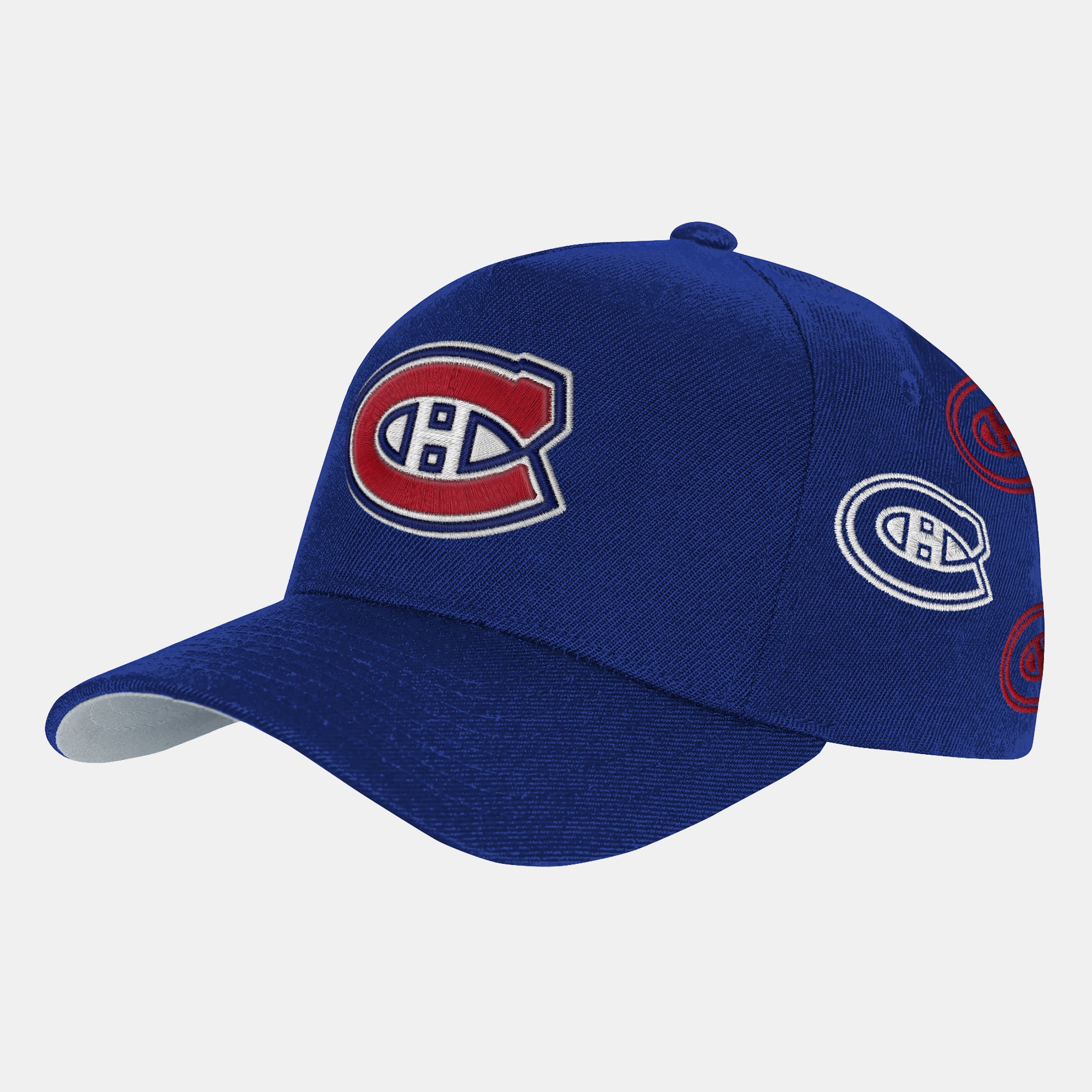 Youth Mitchell & Ness Blue Montreal Canadiens 404 Club Pro Pinch Adjustable Hat