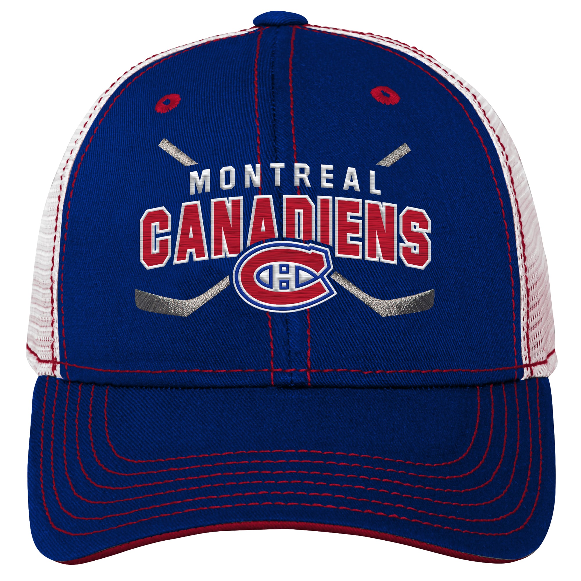 Casquette ajustable Outerstuff bleue des Canadiens de Montréal pour jeunes