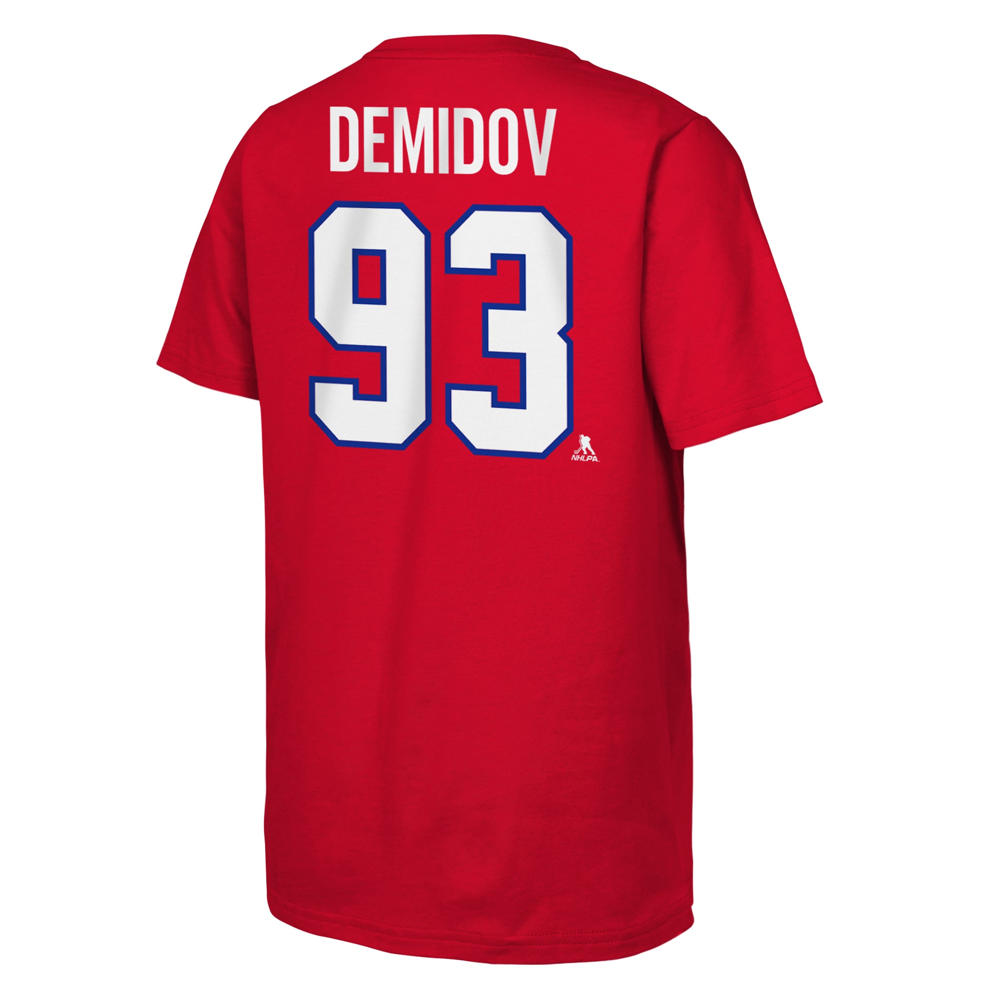Youth Outerstuff Ivan Demidov Red Montreal Canadiens Name & Number T-Shirt