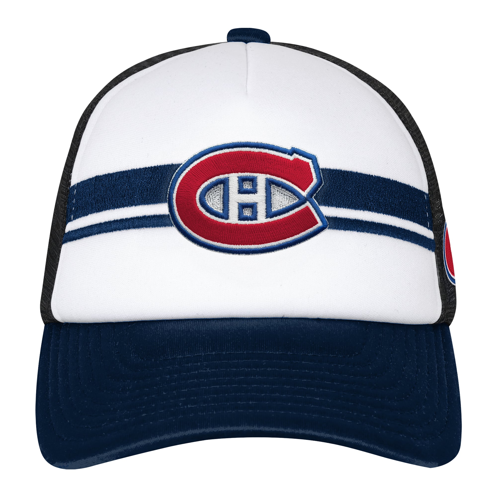 Casquette de camionneur blanche unique Youth Outerstuff des Canadiens de Montréal