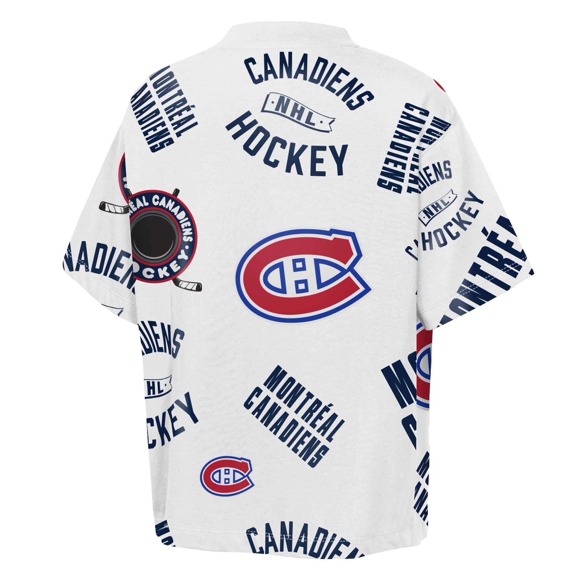 T-shirt blanc Outerstuff Youth Montreal Canadiens Unstoppable Elevable