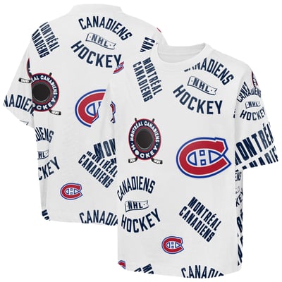 Youth Montreal Canadiens  Outerstuff White Unstoppable T-Shirt
