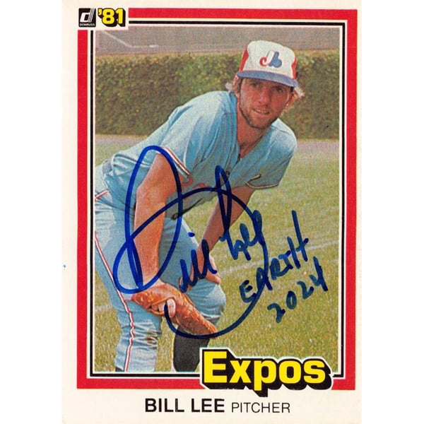 Bill Lee Memorabilia, Autographed Bill Lee Collectibles | www 