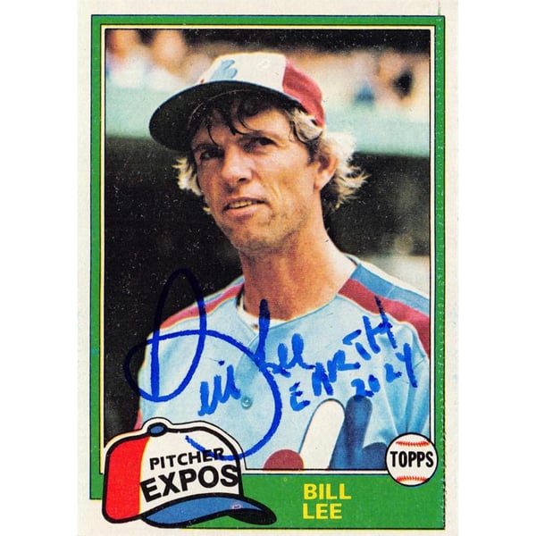 Bill Lee Memorabilia, Autographed Bill Lee Collectibles | www 