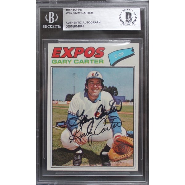 Gary Carter Memorabilia, Autographed Gary Carter Collectibles 