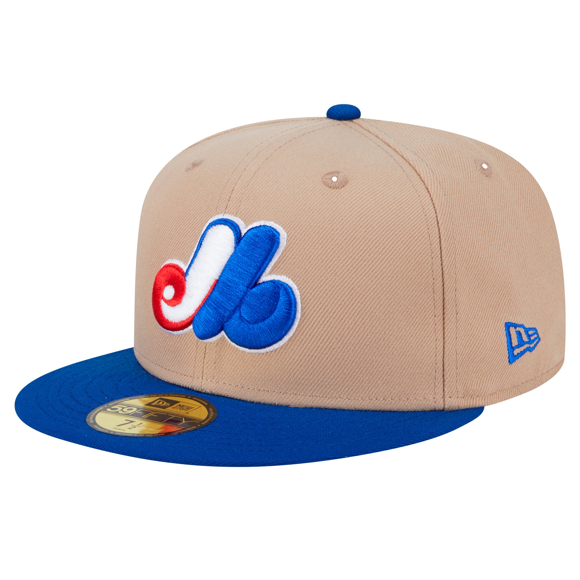 Casquette ajustée 59FIFTY kaki des Expos de Montréal New Era pour homme