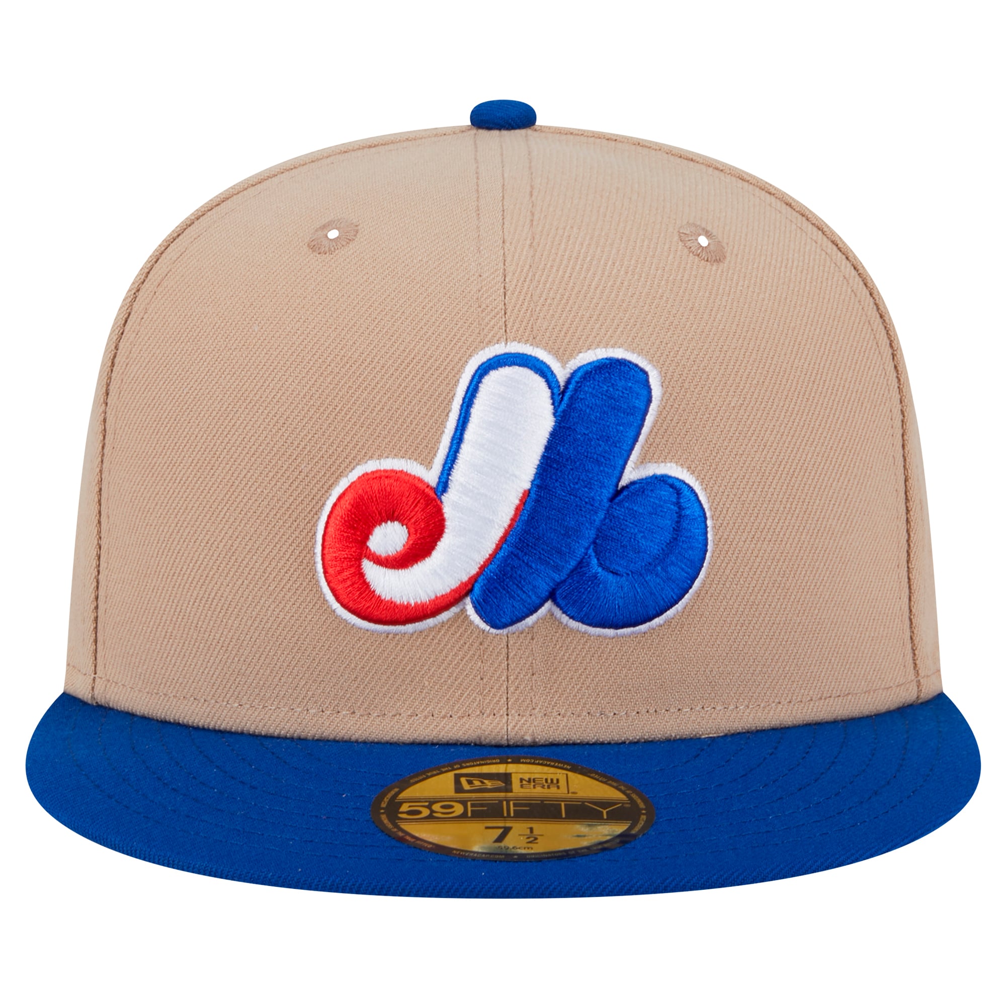 Casquette ajustée 59FIFTY kaki des Expos de Montréal New Era pour homme