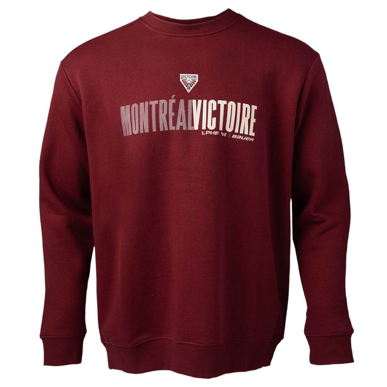 Sweat-shirt bordeaux pour homme Montréal Victoire