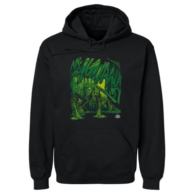 Mr. Iguana 500 Level Grunge Hoodie - Black