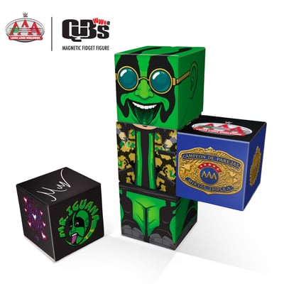 Mr. Iguana AAA Magnetic QuBee Fidget Figure