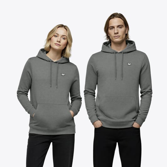 Partisan Sweat à Capuche Max F1 Noir - 100% Coton Doux Confortable Tailles XS à 3XL