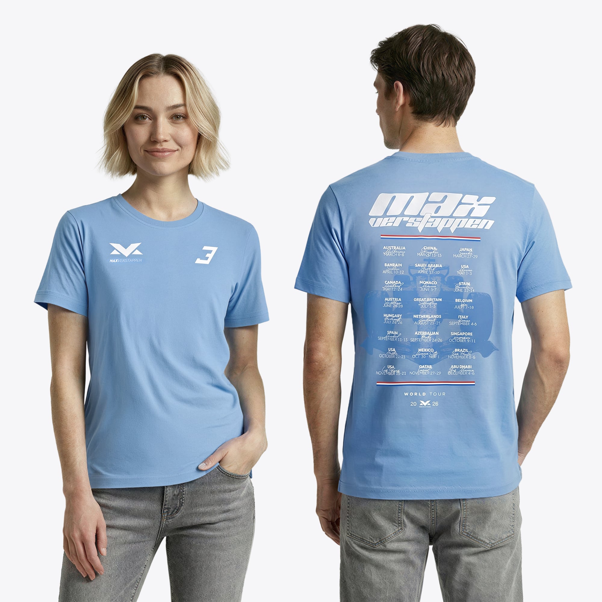 MVワールドツアーTシャツ - ブルー