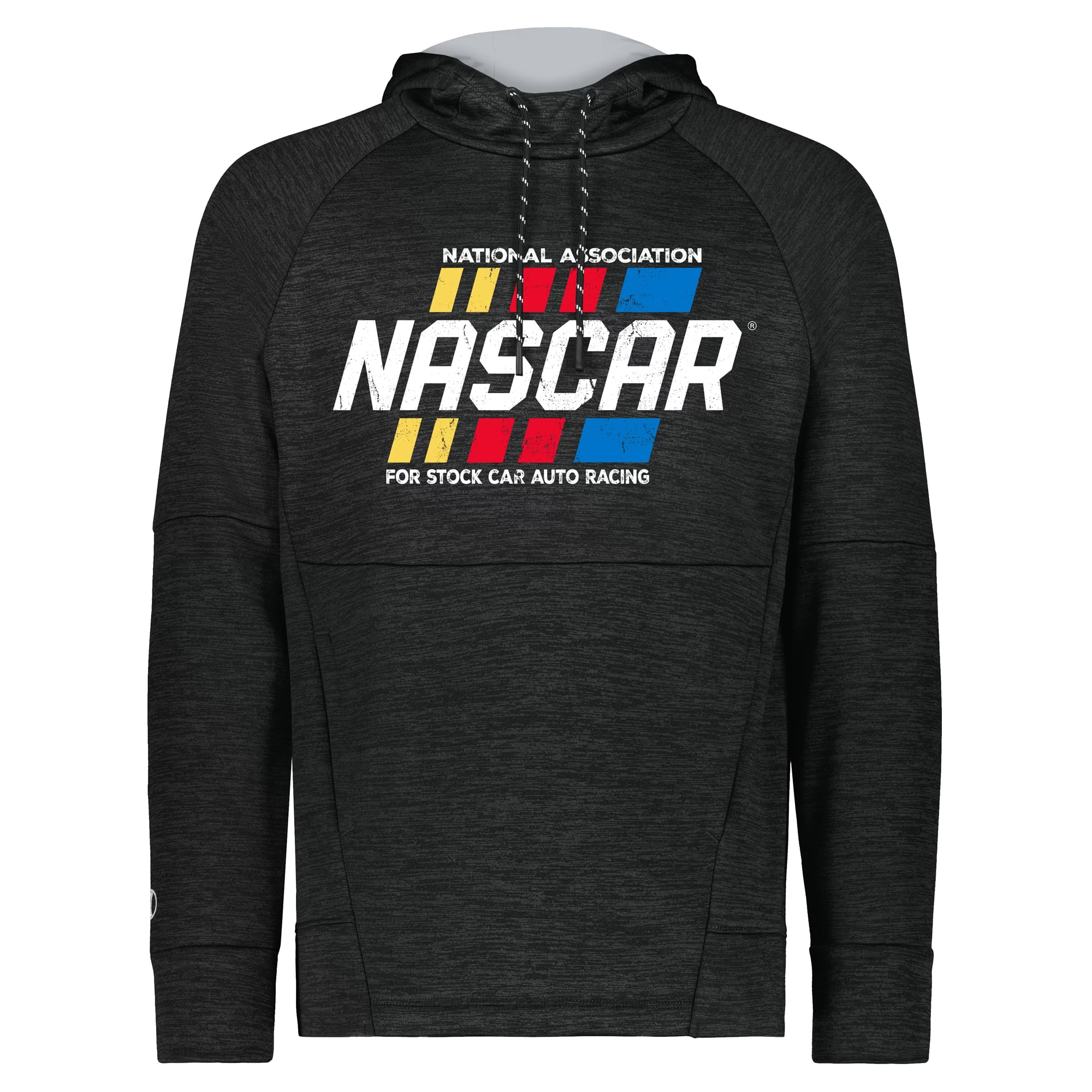 Men's Holloway Black NASCAR Raglan Hoodie