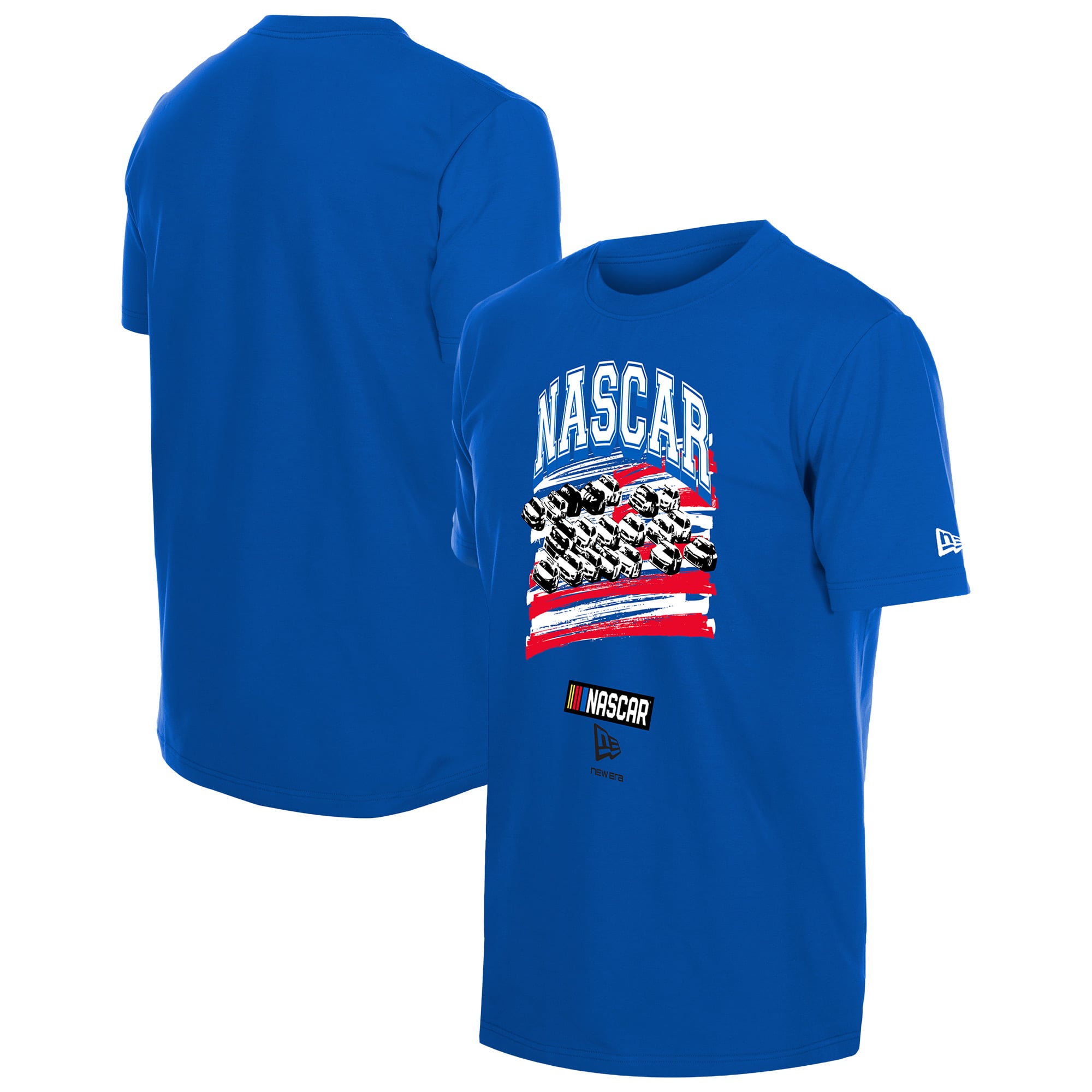 T-shirt New Era bleu NASCAR Arch pour homme