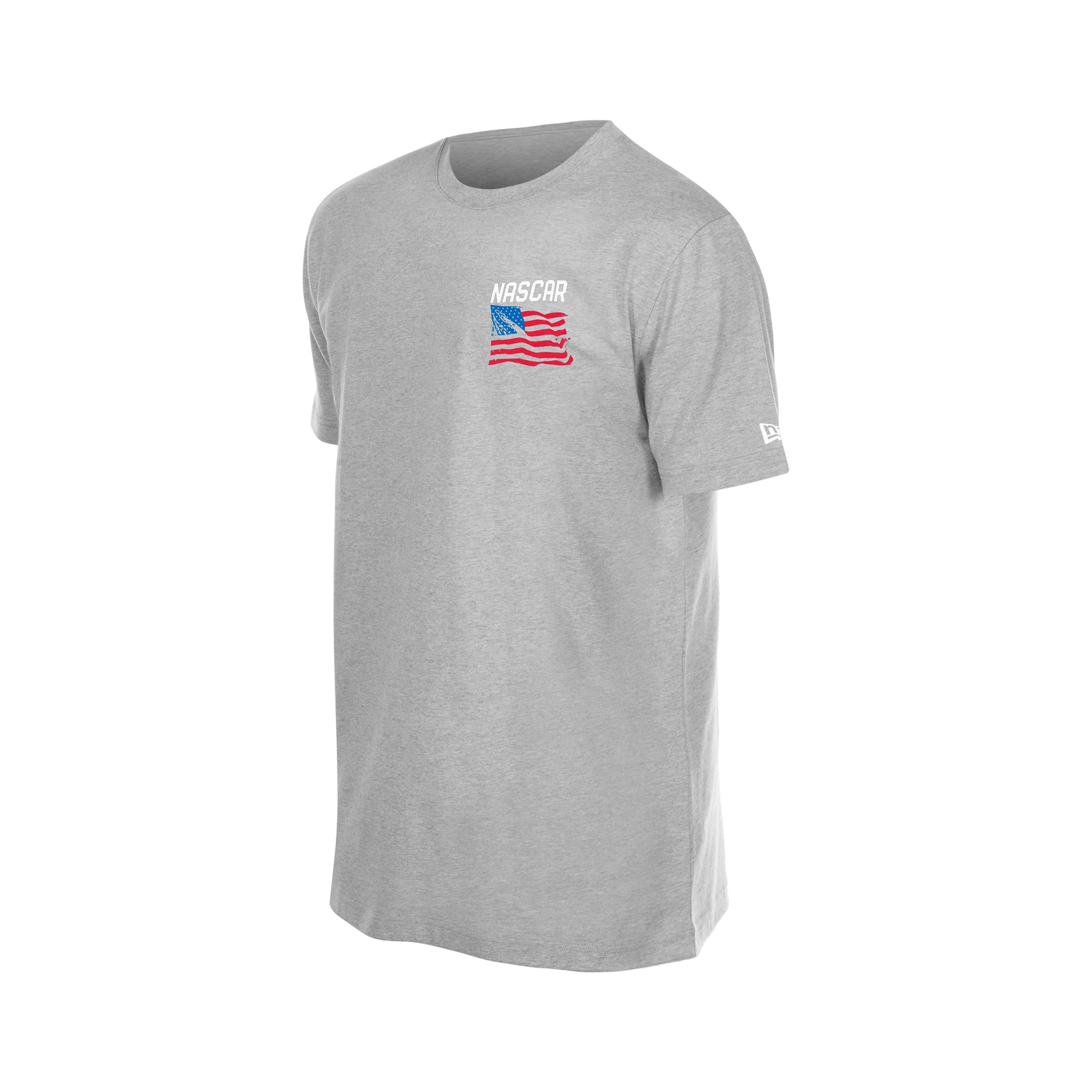 T-shirt gris New Era pour homme NASCAR « Start your Engines »