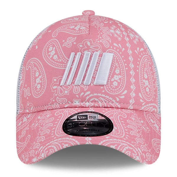 Casquette New Era 9Forty A-Frame New York Yankees - Design Paisley - 100% Coton - Fermeture Snapback Réglable