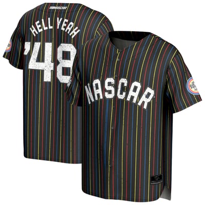 NASCAR ProSphere Hell Yeah! Baseball Jersey - Black