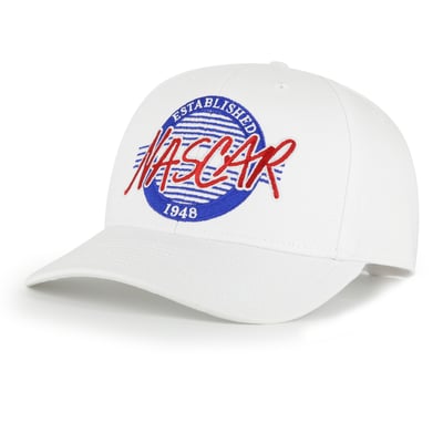  NASCAR The Game EST. 1948 Circle Mid-Pro Adjustable Hat - White