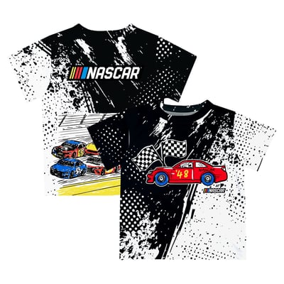 NASCAR Vive La Fete Toddler Heck Yeah! Impressions Icons T-Shirt - Black