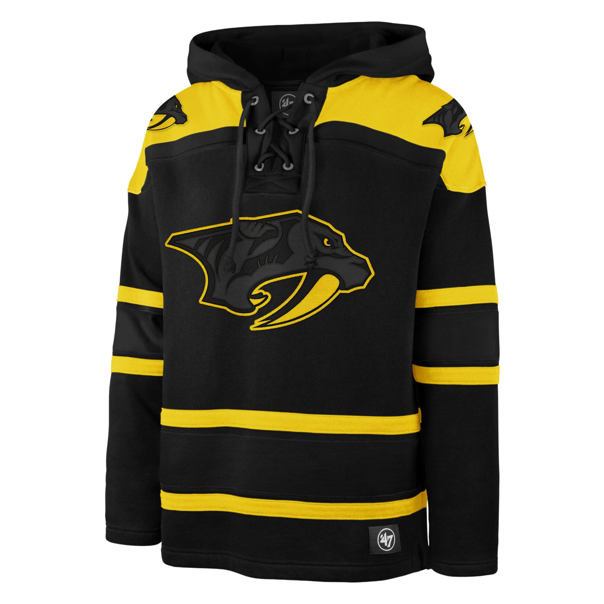 Sweat à capuche lacets Nashville Predators noir '47 pour homme