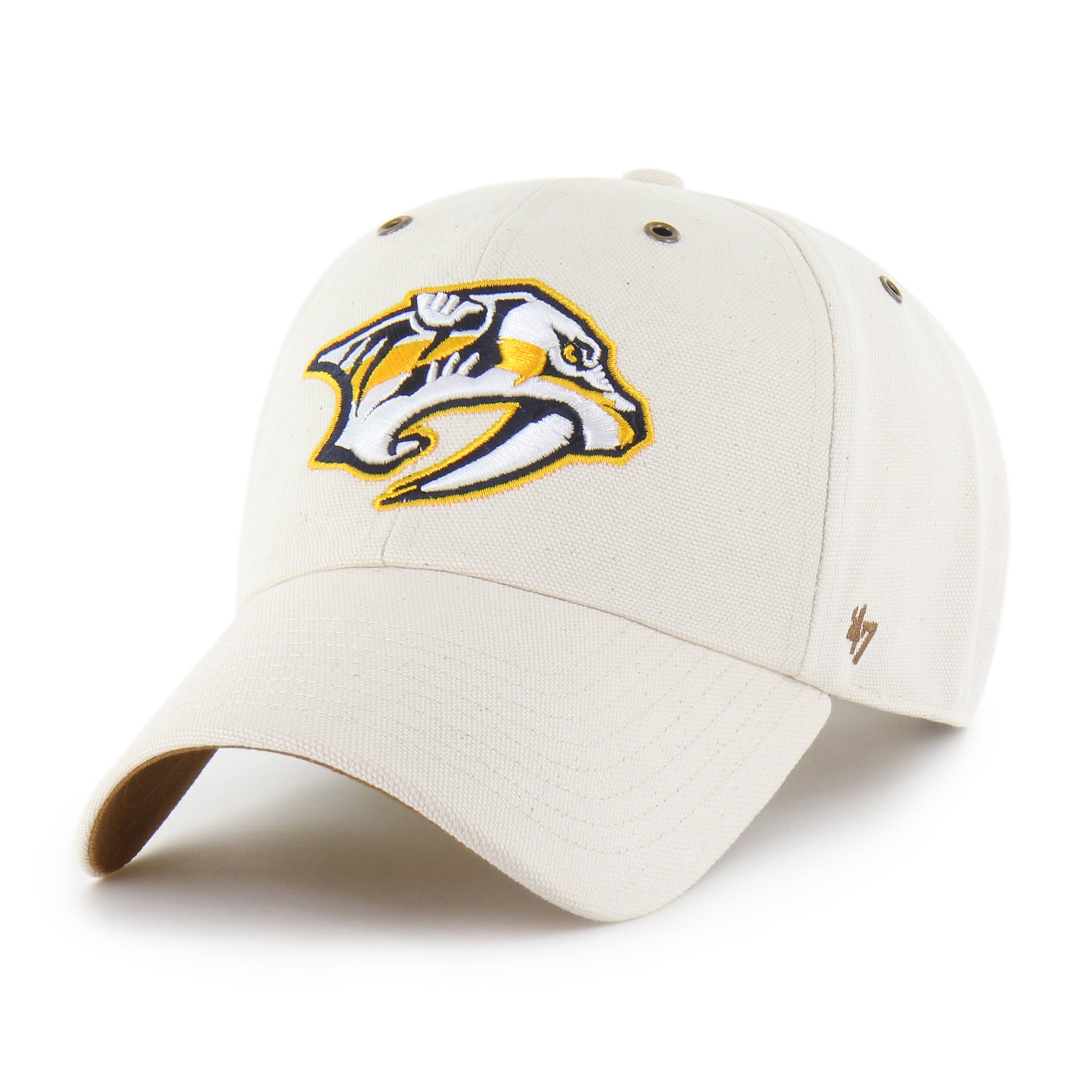 Casquette ajustable '47 x Carhartt Cream Nashville Predators Undyed Clean Up pour homme