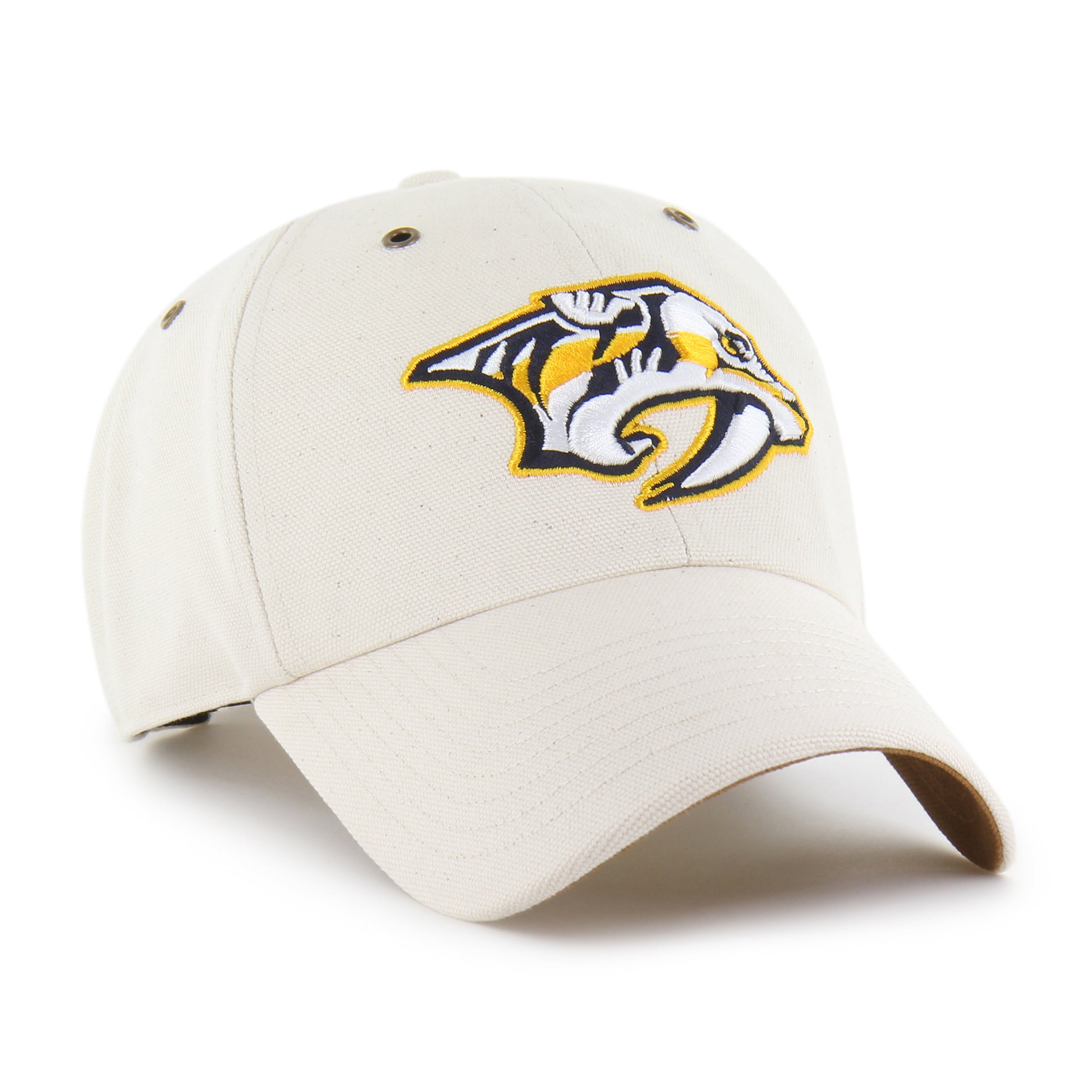 Casquette ajustable '47 x Carhartt Cream Nashville Predators Undyed Clean Up pour homme
