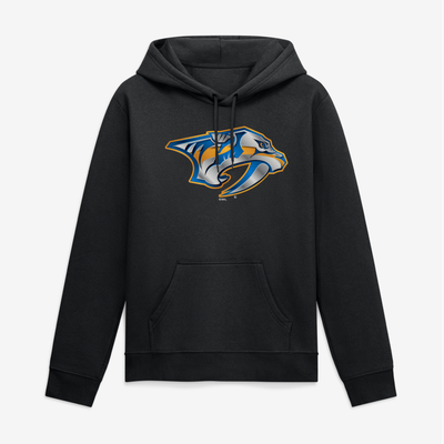 Nashville Predators Big & Tall Metallic Mascot Hoodie - Black