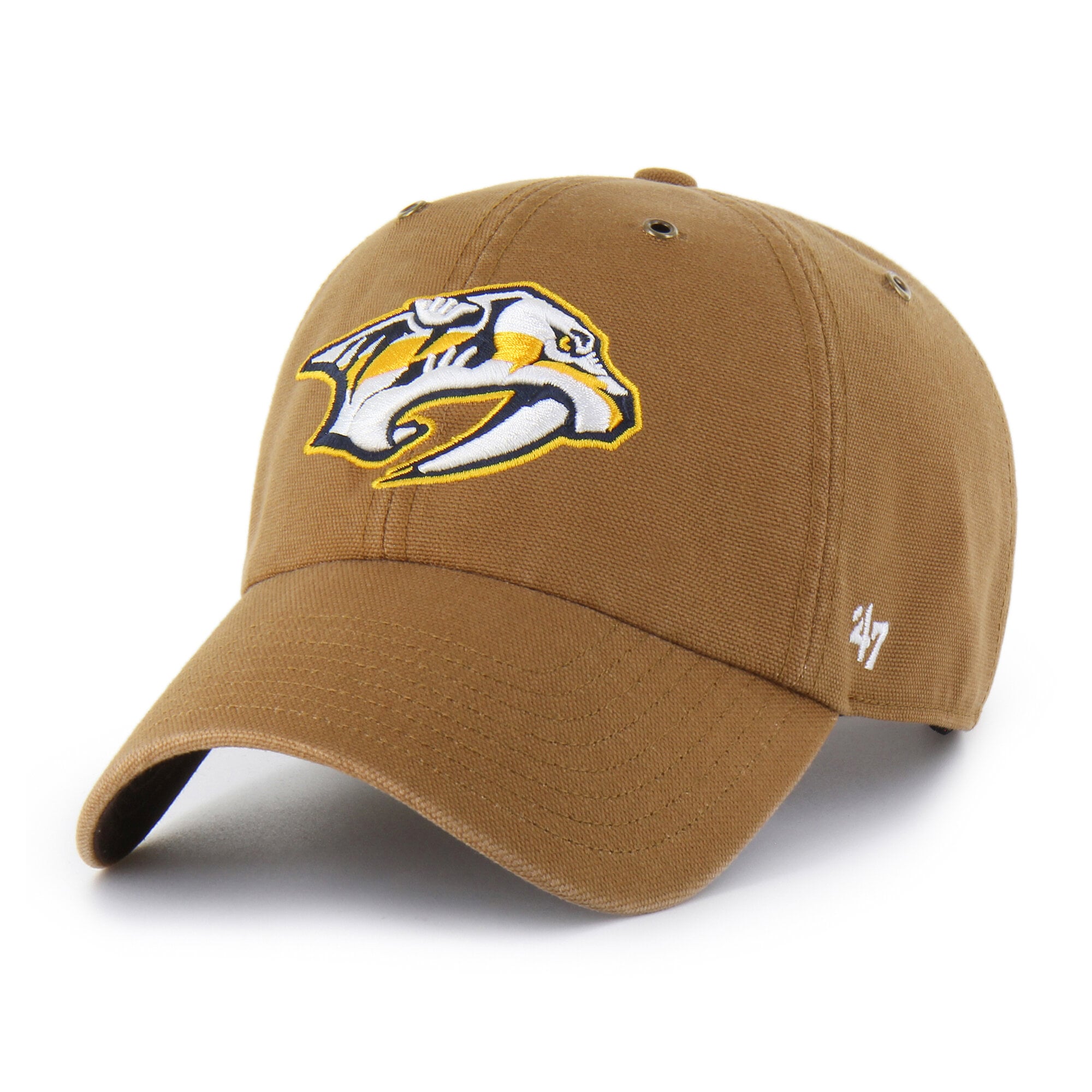 Men's Carhartt x '47  Brown Nashville Predators Clean Up Adjustable Hat