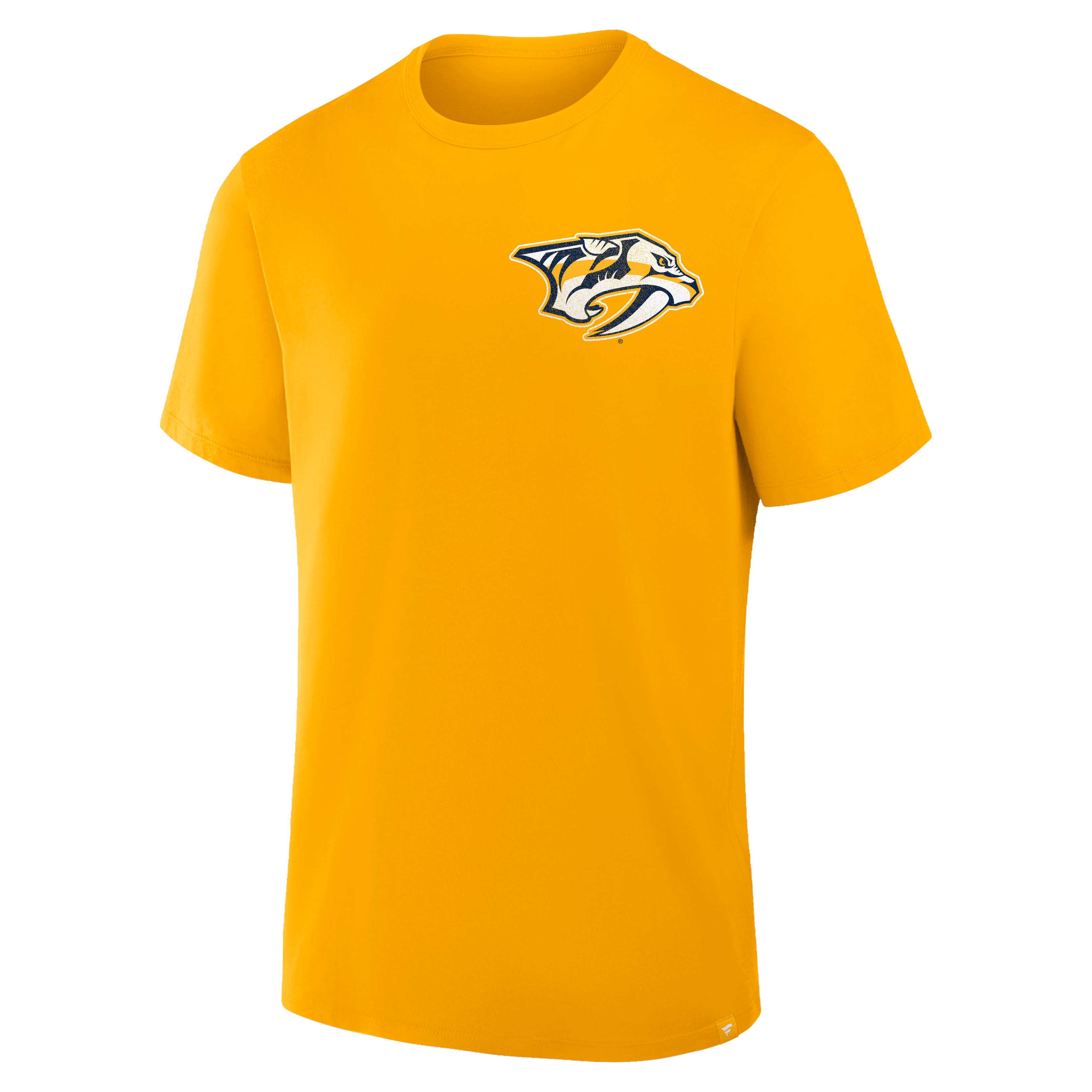 T-shirt Fanatics Gold Nashville Predators Legacy Cross Check pour homme