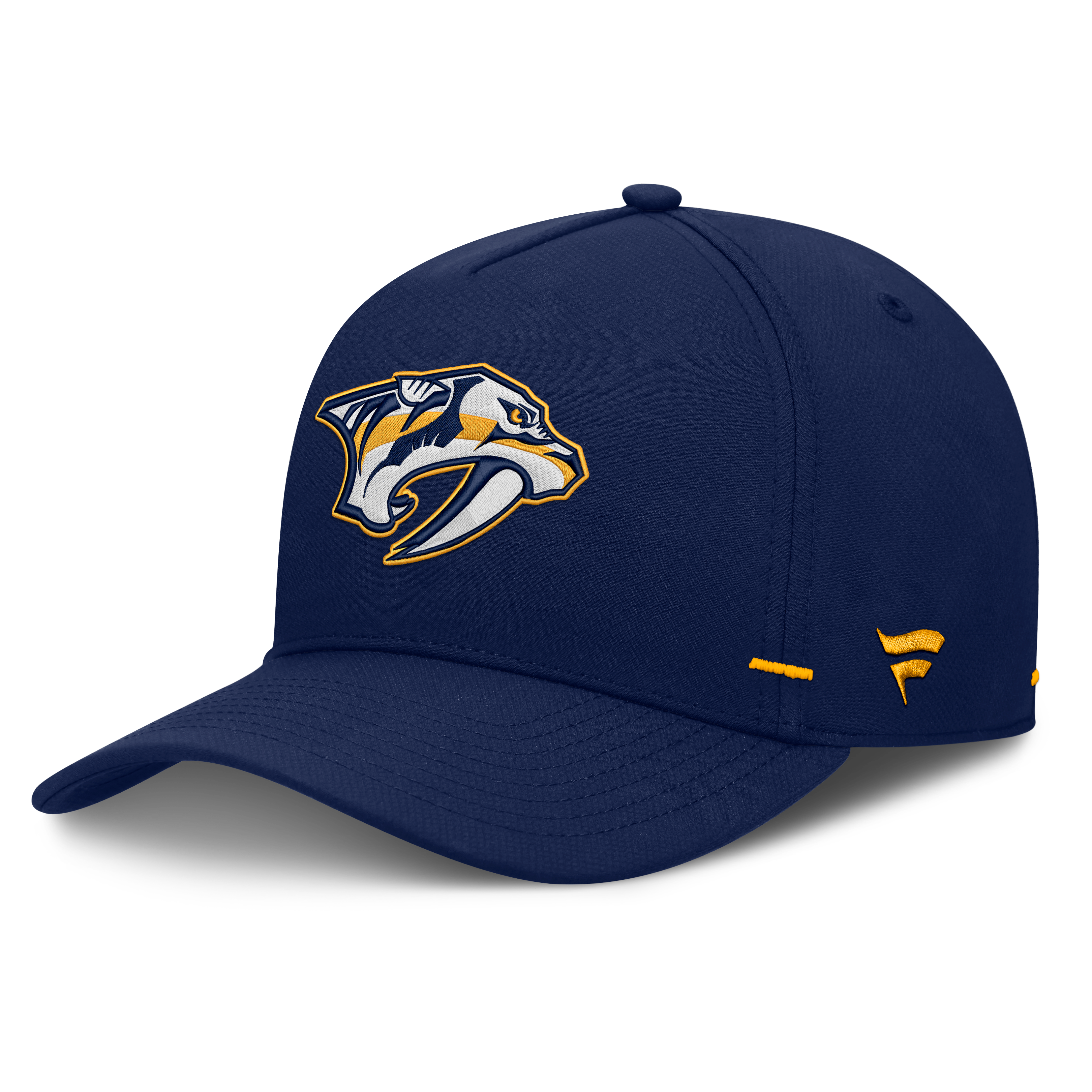 Casquette ajustable Fanatics Navy Nashville Predators Authentic Pro Rink Bar Tacks A-Frame pour homme